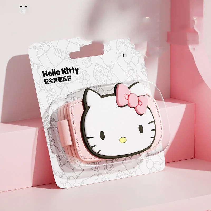 Натяжитель ремня безопасности автомобиля Kawaii Sanrio Hello Kittys милый аниме