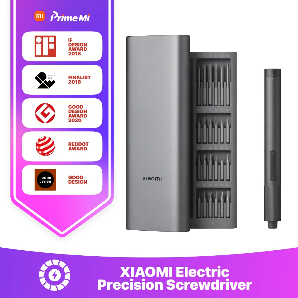 Набор отверток Xiaomi электрическая Прецизионная отвертка с двумя скоростями и