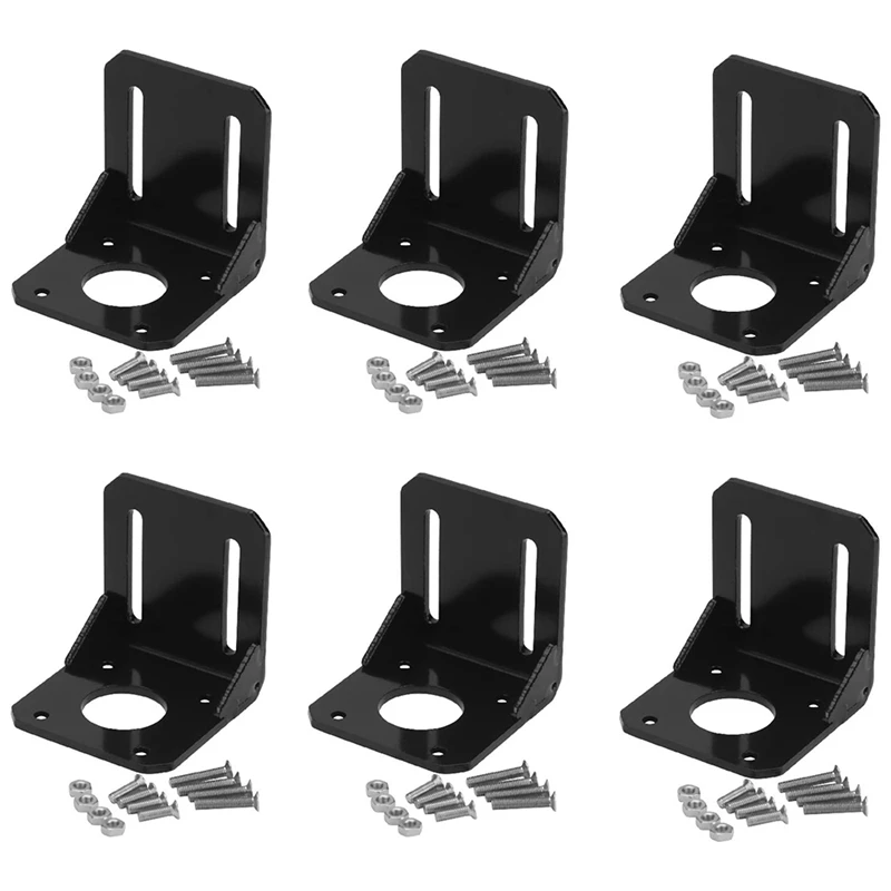 

For Nema 17 Stepper Motor Mounting Bracket With M3 Screws (6 PCS)