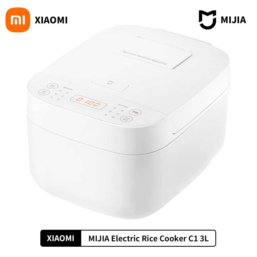 

Newest Xiaomi Electric Rice Cooker C1 Adjustable Kitchen Appliance 3L Multifunction 2~4 People Home Rice Cooker