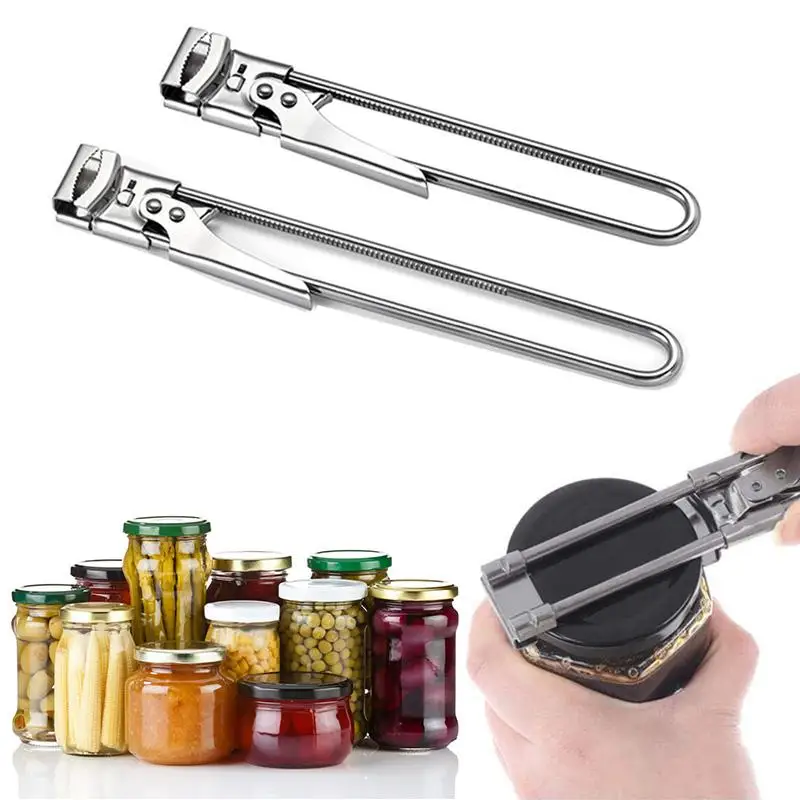 

Can Opener Adjustable Stainless Steel Non-Slip Multifunction Manual Jar Bottle Bottle Lid Opener Gadget Home Gadgets Accessories