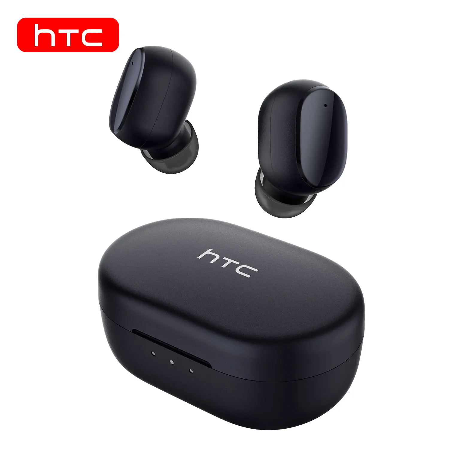 1/2/3pcs HTC TWS5 Wireless Earbuds Bluetooth 5.3 Earphone Fast Charging Smart Touch Control Super Bass Noise Reduction Headphone