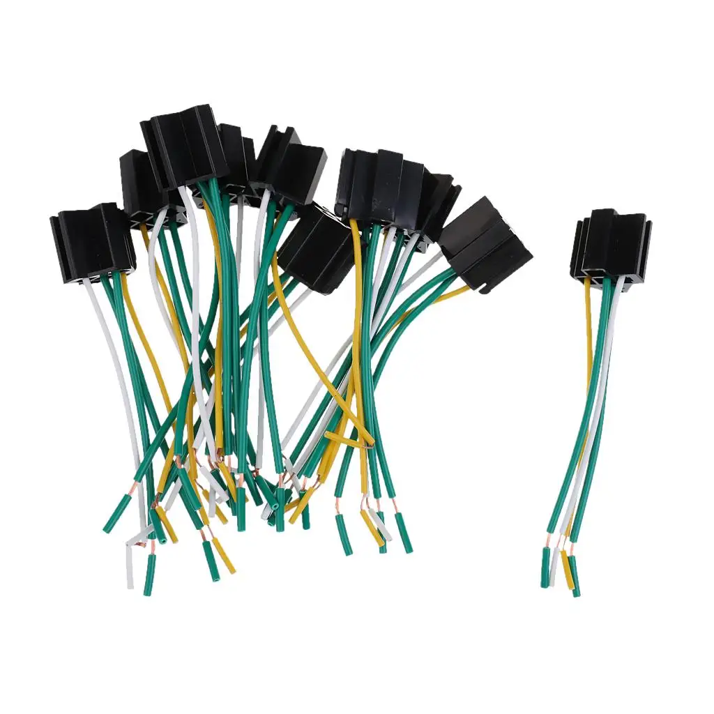 

DC 12V/24V 40A-80A 4-проводное автомобильное реле держатель жгута