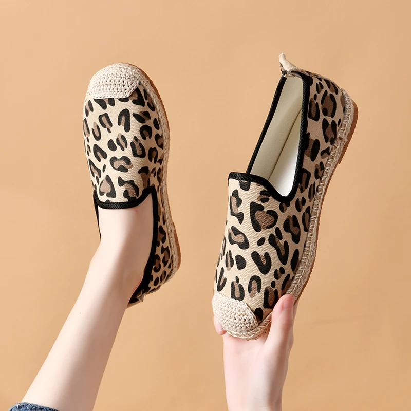 

Plus Size 35-40 Women Espadrilles Sneakers Comfortable Casual Loafers Shoes Woman Slip On Flats Hemp Candy Women Fisherman