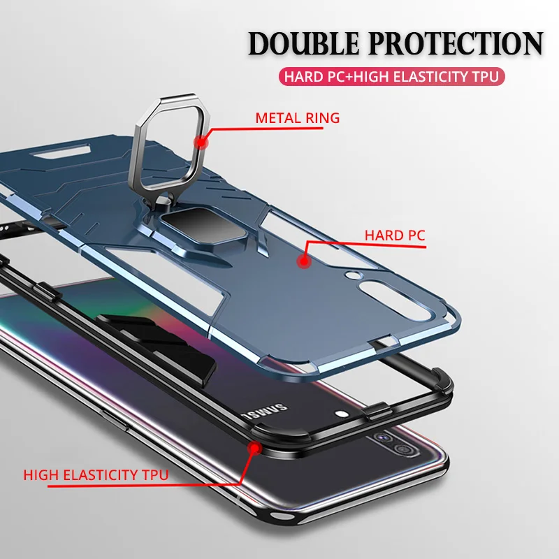 Чехол для Samsung Galaxy A10 A20 A30 A40 A50 A60 A70 A80 A90 5G противоударный чехол с магнитным