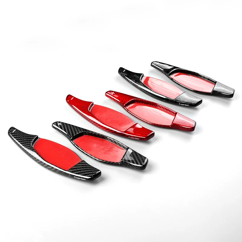 

Forged Automotive Interior carbon fiber Steering wheel Shift paddles Gear plate For AUDI R8 RS3 RS4