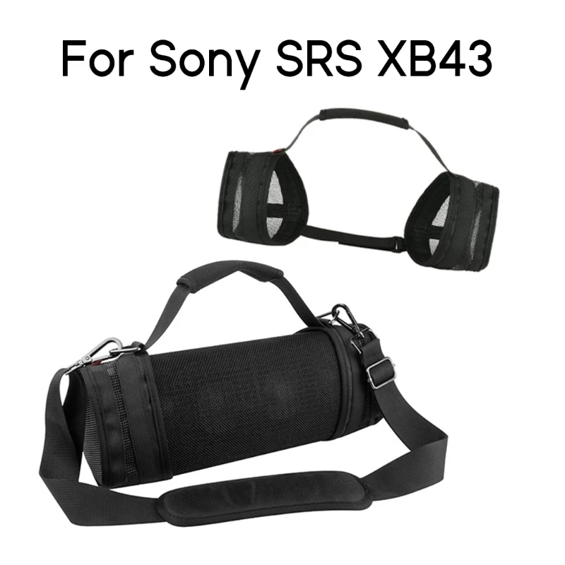 

Speaker Traveling Strap Bag for sony SRS XB43 Speaker Protective Pouch Traveling Pouch Belt Protective Bags