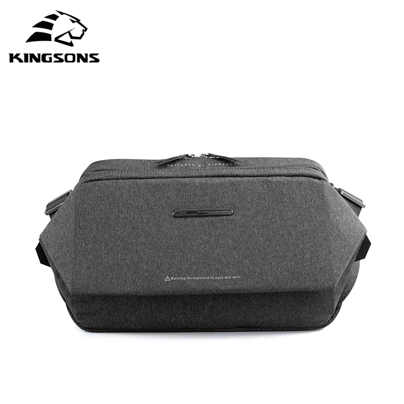 

Kingsons New Multifunction Crossbody Bag for Men sterilization Shoulder Messenger Bags Male Waterproof Short Trip Chest Bag Pack