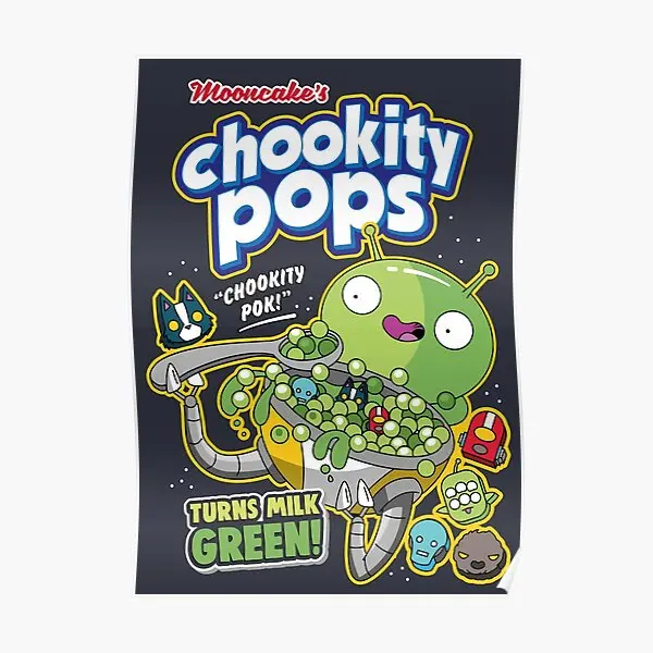 Постер Mooncake Is Chookity pop Настенная роспись забавная современная картина для дома