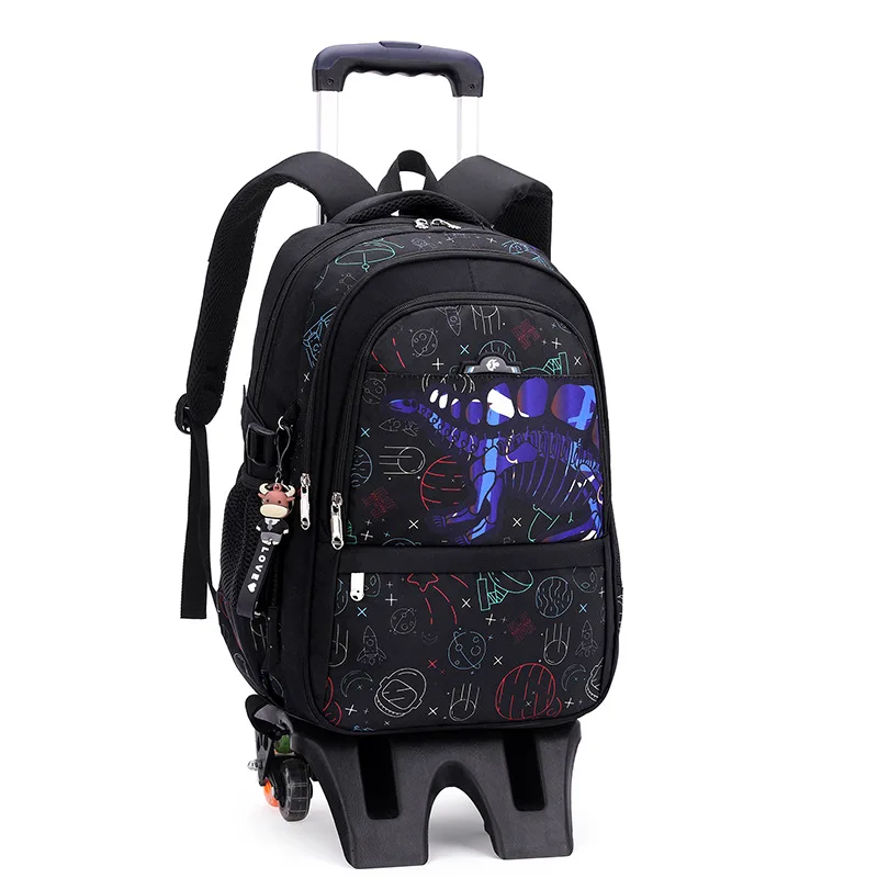 Trolley Children School Bags Mochila Kids Backpacks With Wheel Trolley Luggage For Girls Boys backpack Escolar Backbag Schoolbag