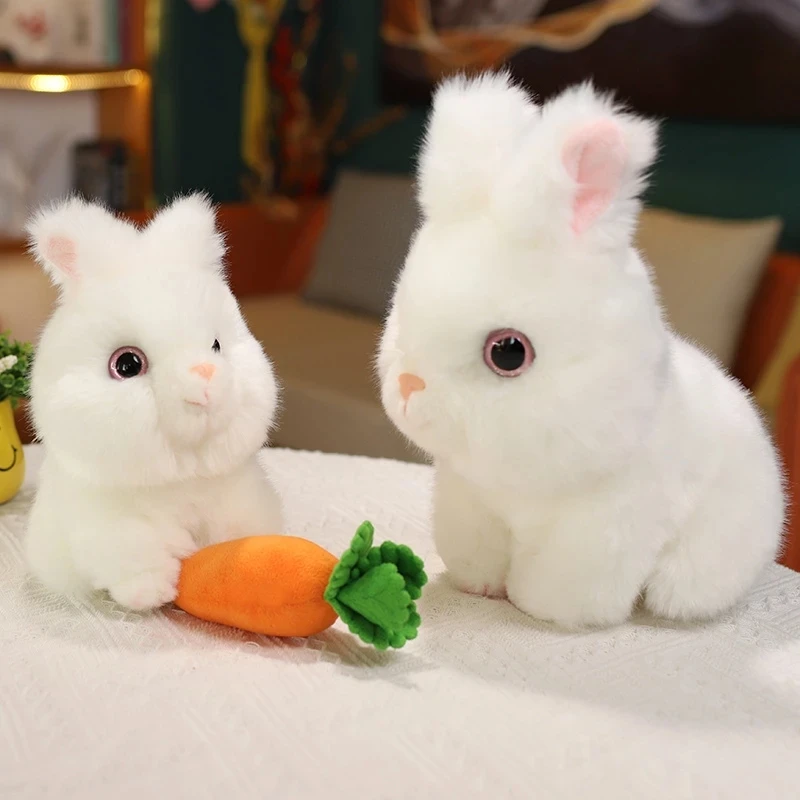 

Игрушка кролик-гнездо из мягкого плюша, 22/28 см