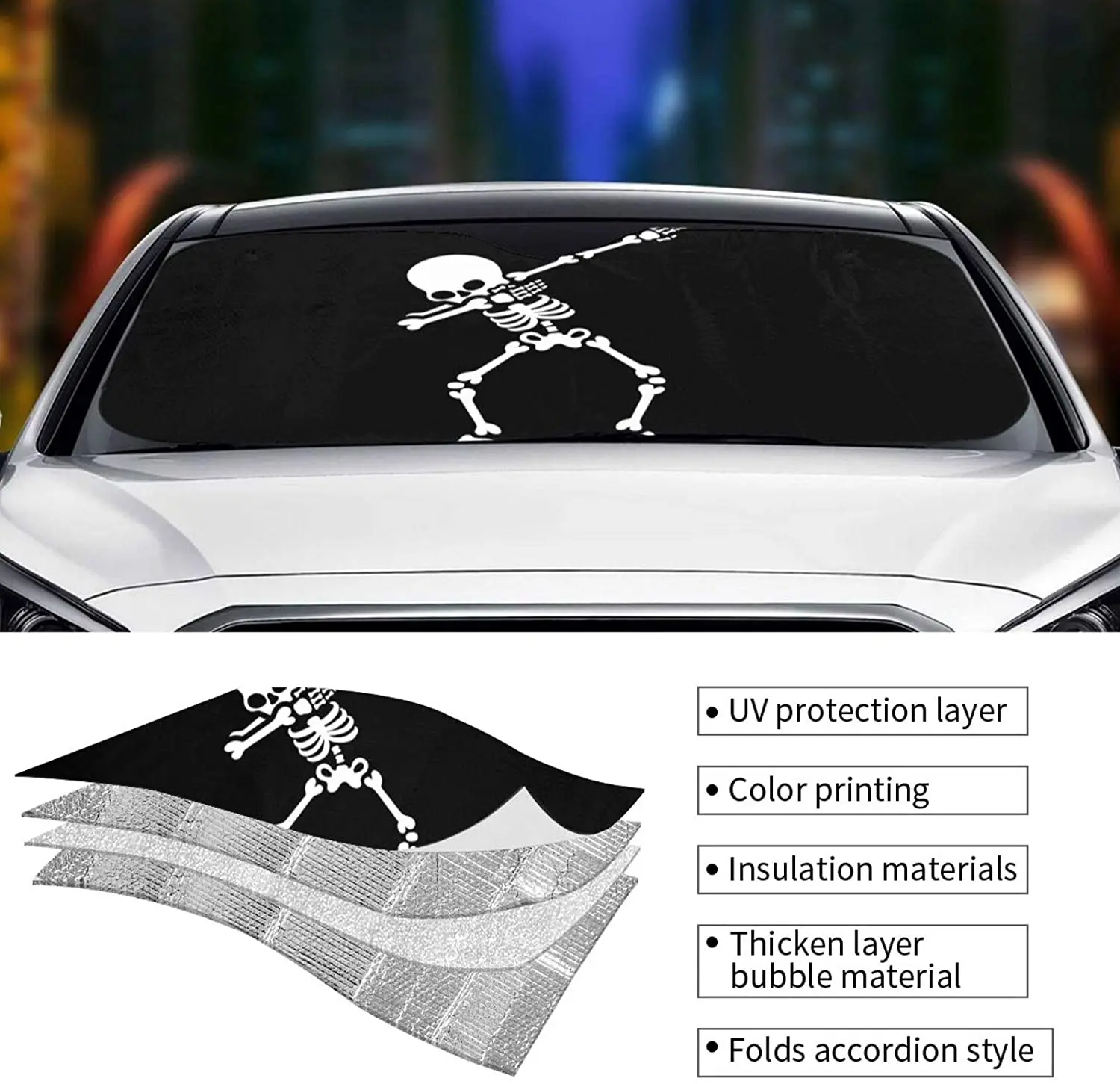 Рисунок 5 - Забавный автомобильный солнцезащитный