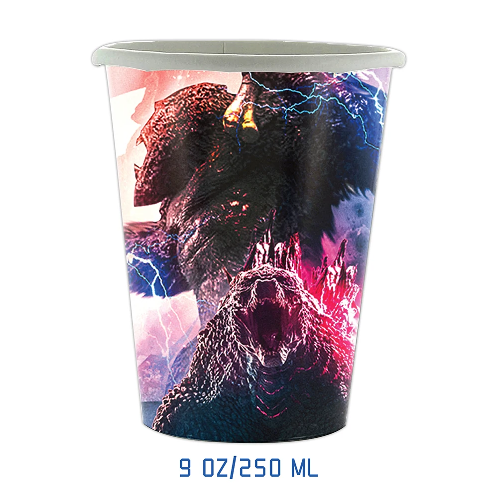 Набор Одноразовой Посуды На Тему Дня Рождения Godzilla King Monster - Бумажные Тарелки