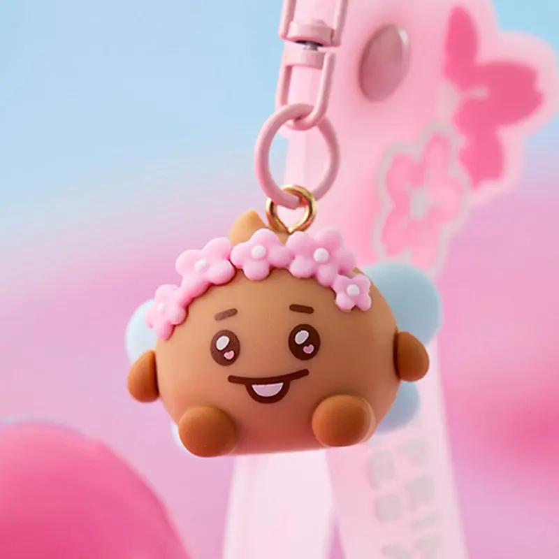 Фото BT21 BTS Ким Тэ Хён Пак Чжи Мин SPRING FAIRY BABY Мультяшная кукла-брелок Подвеска для рюкзака Атрибутика айдола №5