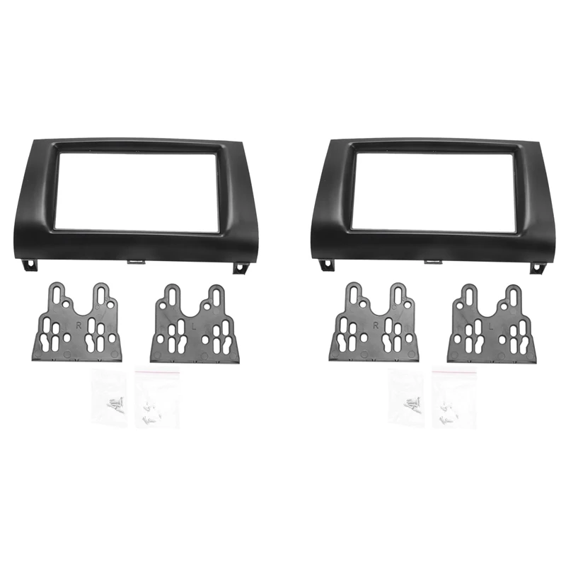 

2X 2Din Car Stereo Radio Dvd Fascia Panel Plate Trim Kit Frame For Mazda 3 Axela 2004 2005 2006 2007 2008 2009