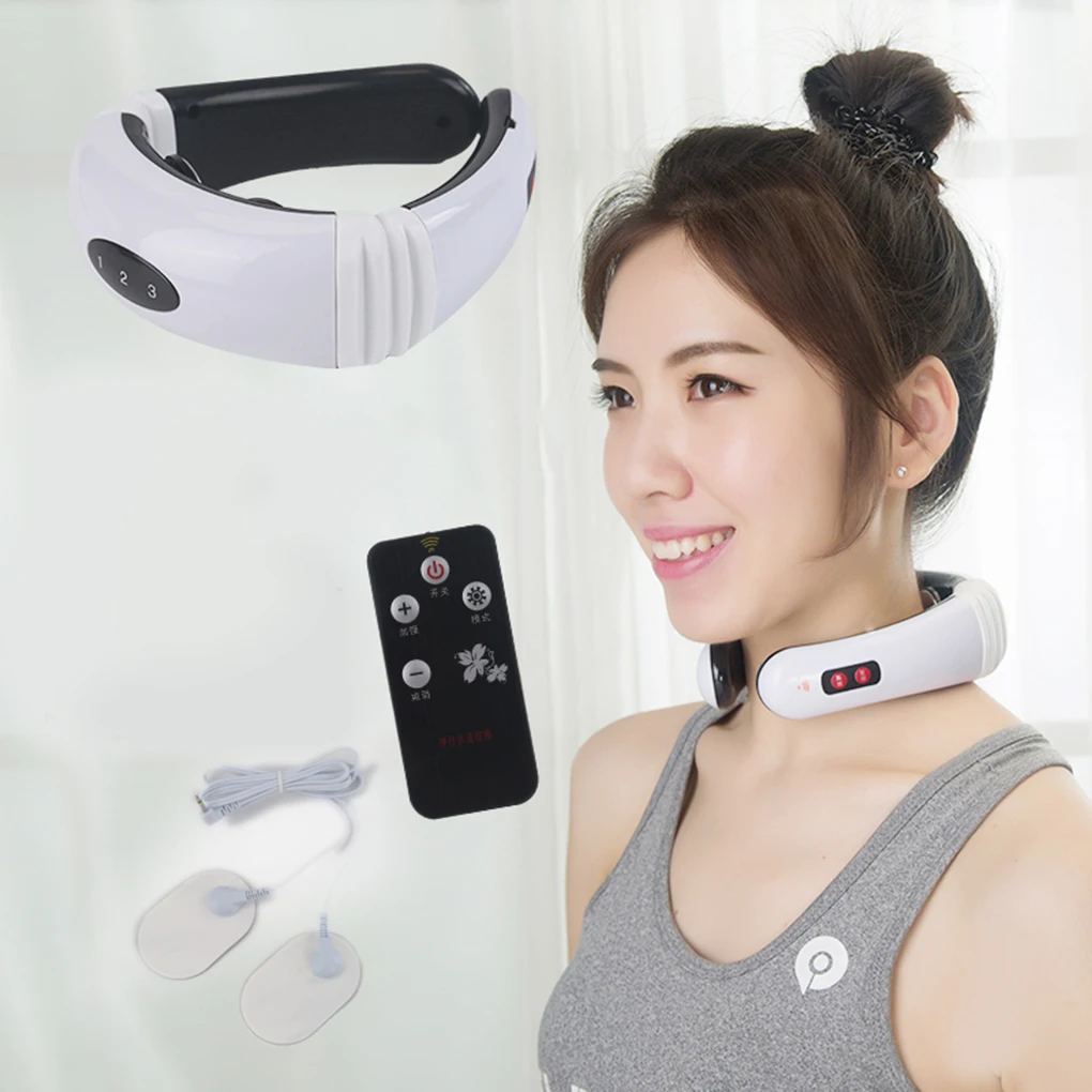 

Электрический магнитный шейный Электромагнитный импульсный массажер для шейного позвонка облегчение боли в плечах и шее фотоинструмент