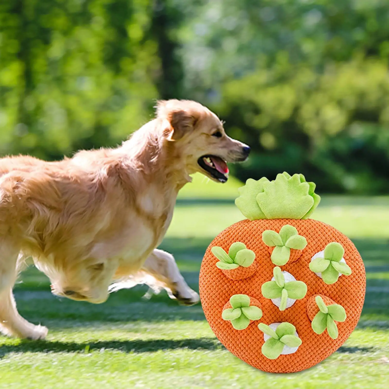 

Плюшевая морковка, игрушка, декоративное украшение, овощи, 7 отверстий, домашние животные для собак и кошек