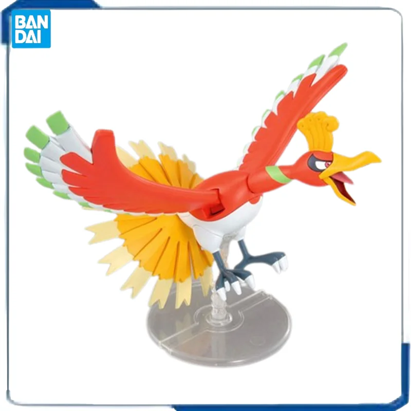 

Bandai Brand New Genuine Pokemon Japanese Anime Anime Figures HoOh Assembly Model Active Joint In Stock Kids Brinquedos