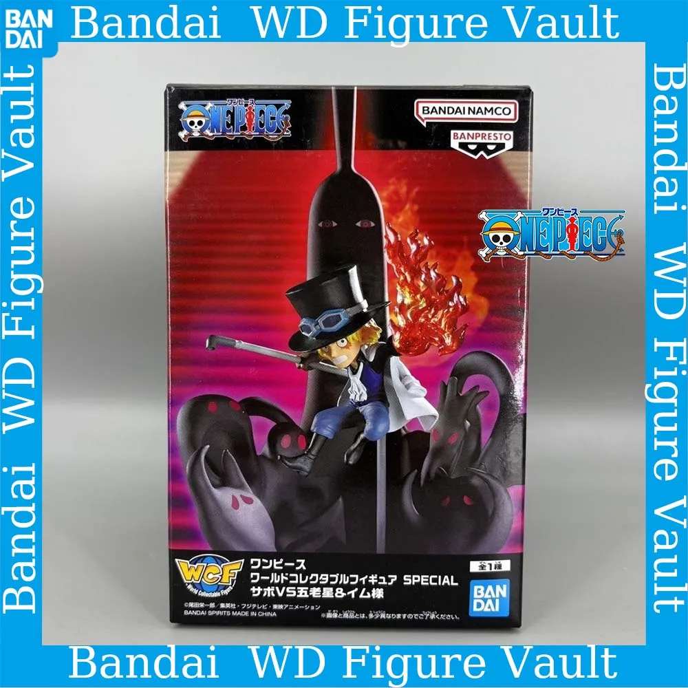 Фото Официально лицензированная коллекционная фигурка Bandai One Piece World SPECIAL Sabo VS Gorosei Im-sama 14 см, фигурка премиум-модели, подарок №1