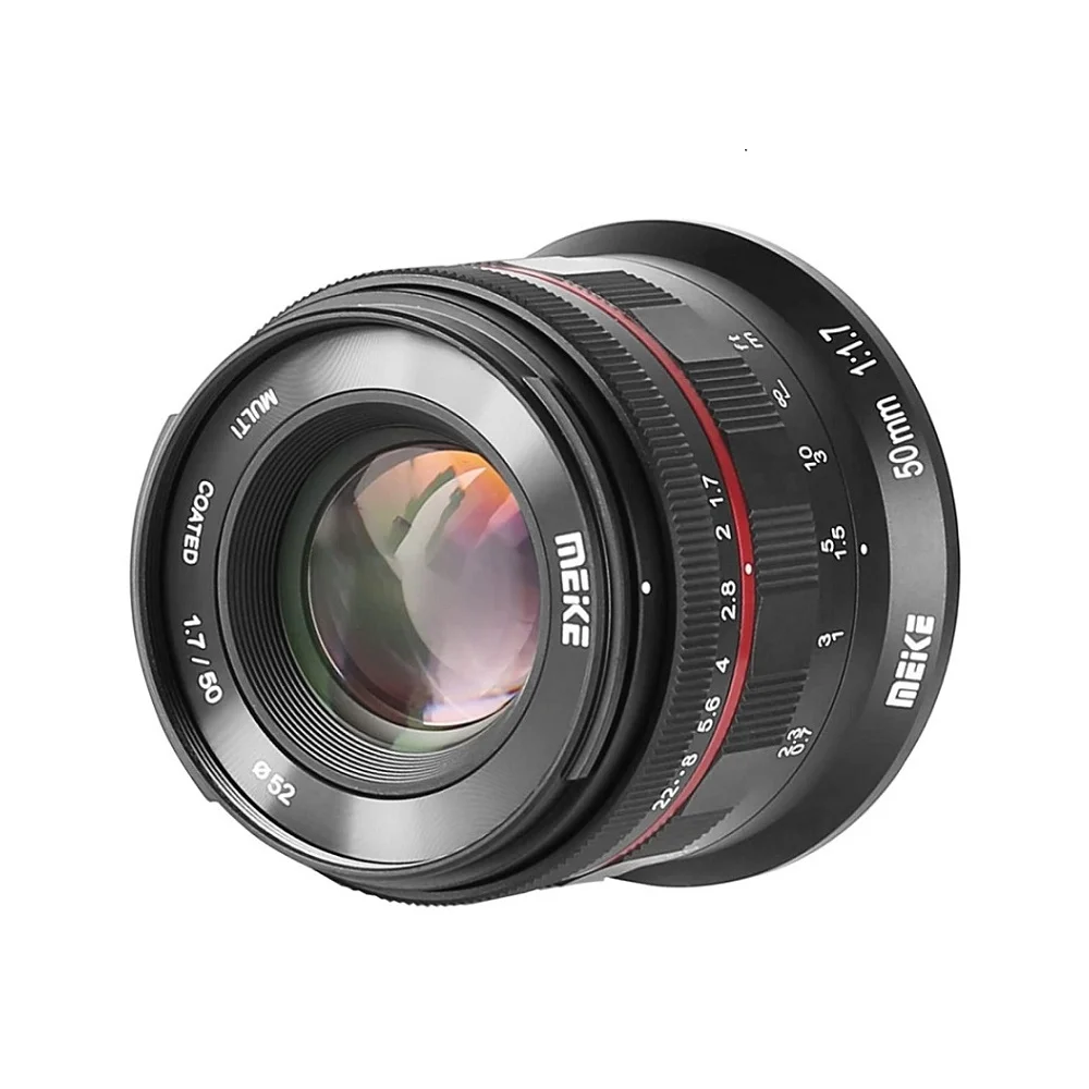 

Meike 50mm f1.7 Full Frame Manual Prime Lens for Canon RF EOS R R5 R6 R7 R3 R10 RP /for Nikon Z Mount Z5 Z6 Z7 Z9 Z6II Z50 Z30