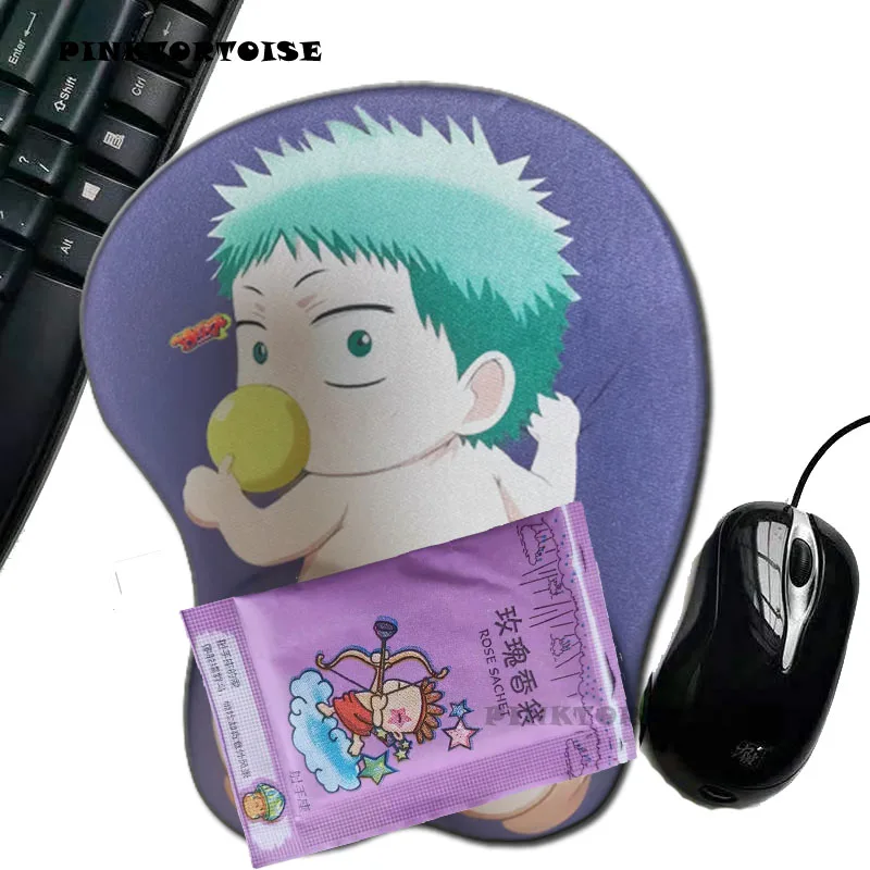 3d-коврик для мыши pinktorв стиле аниме, мягкий детский коврик для мыши в мультяшном стиле вельзевуб IV PP, подставка под запястье