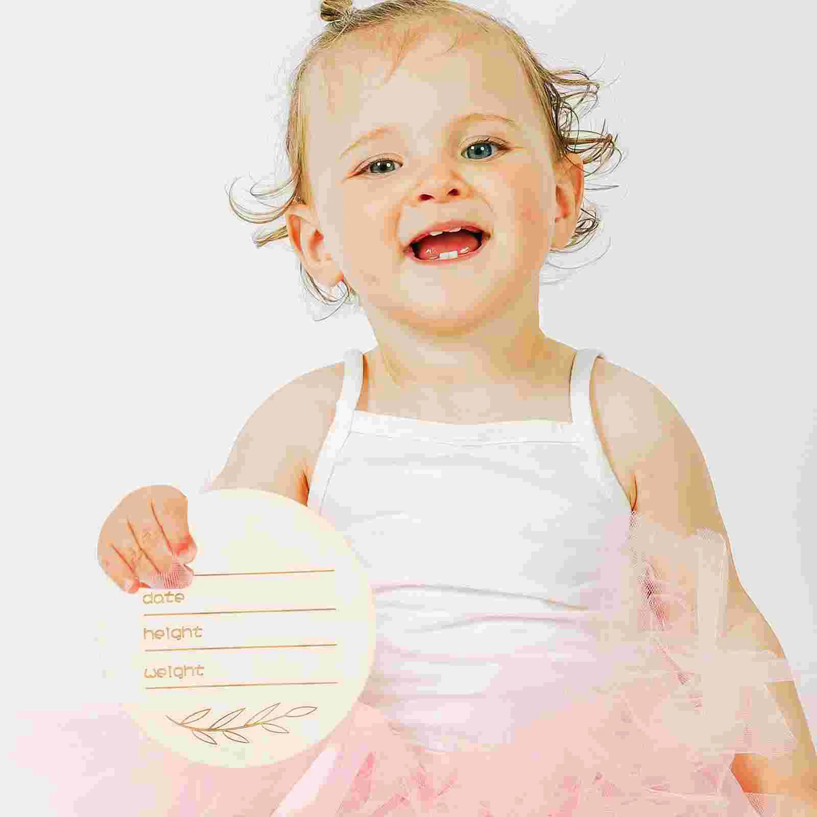 Детская табличка с объявлением о рождении круглые эмблемы именная бирка