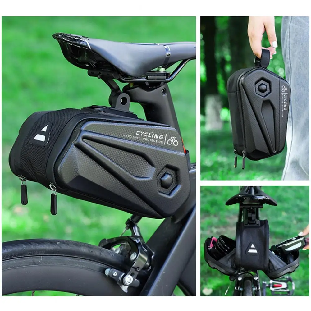 

Велосипедная сумка большой емкости л, регулируемая Водонепроницаемая ЭВА сумка для велоспорта с ночным отражением, твердая оболочка, для горного велосипеда