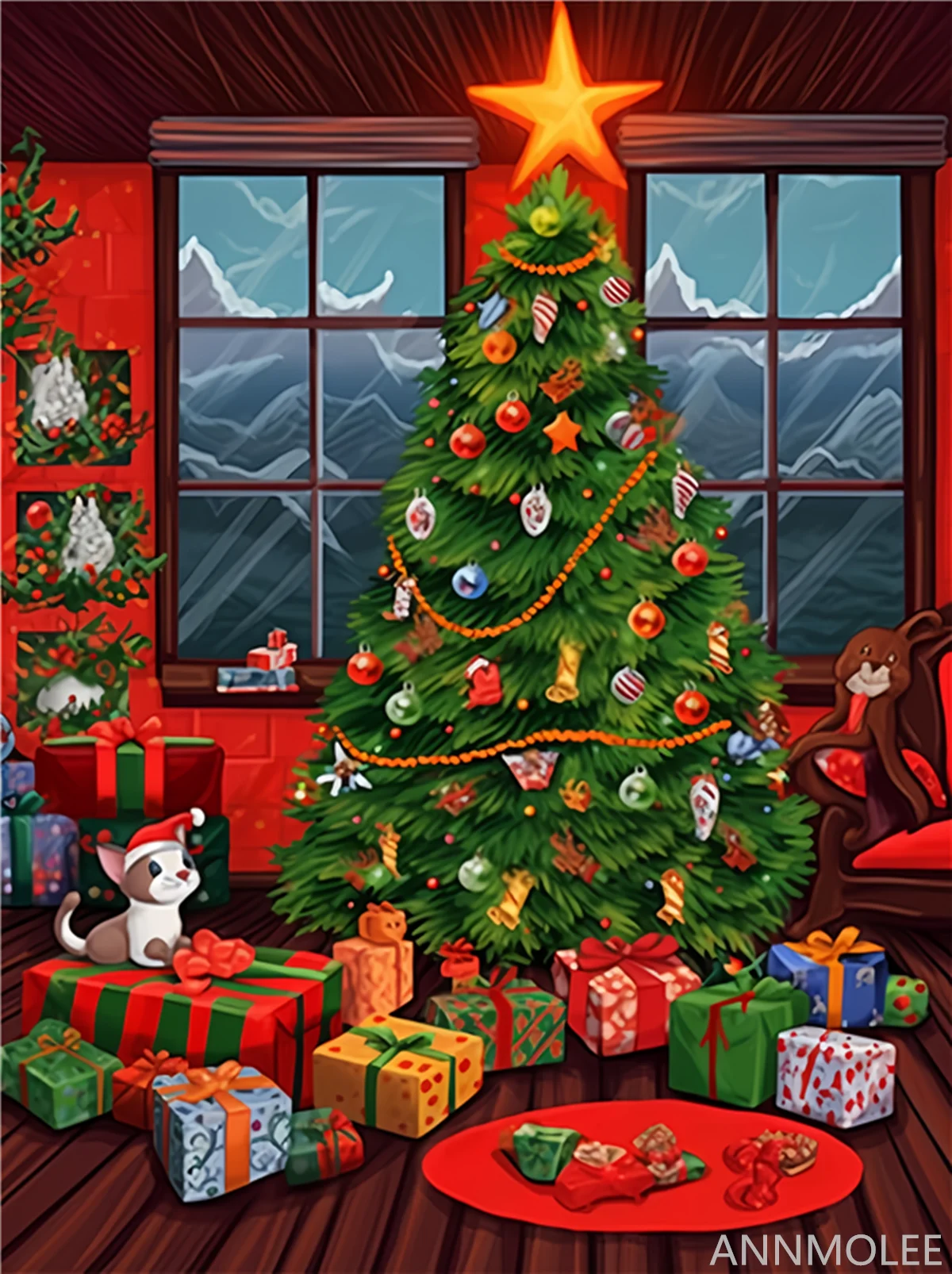 

Пазлы gsaw для взрослых, удобная Рождественская елка, Подарочная деревянная игрушка для собак, подарок, развлечение, дом