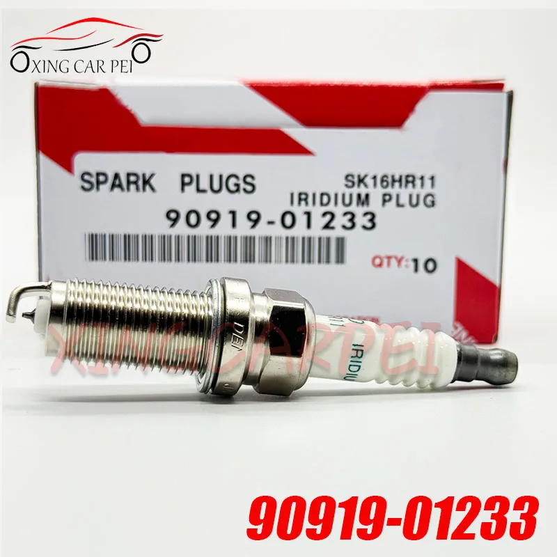 

4 шт./лот 90919-01233 SK16HR11 иридиевая свеча зажигания для Toyota Camry RAV4 Scion tC 9091901233 SK16HR-11 90919 01233 Автозапчасти