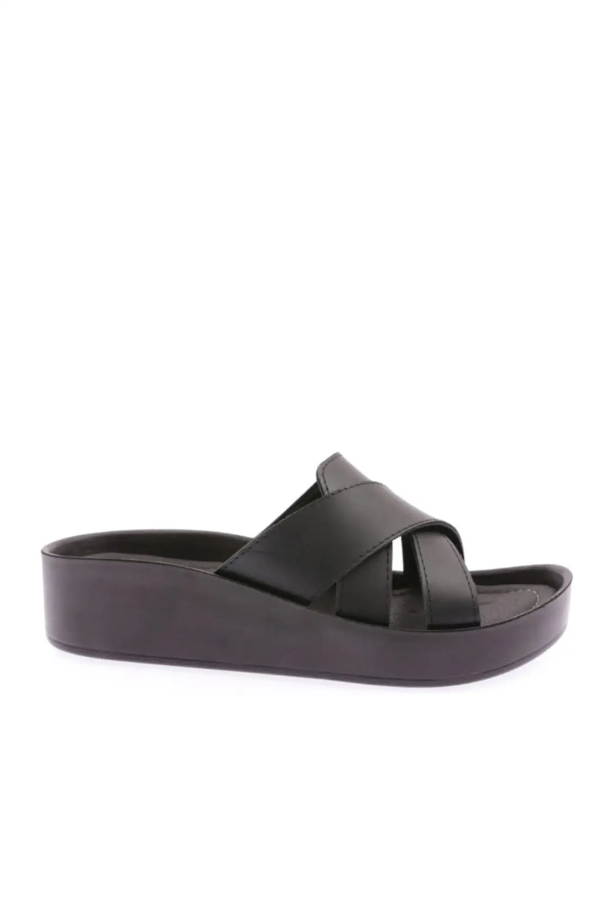 

1400-69 women double band cross throw slipper