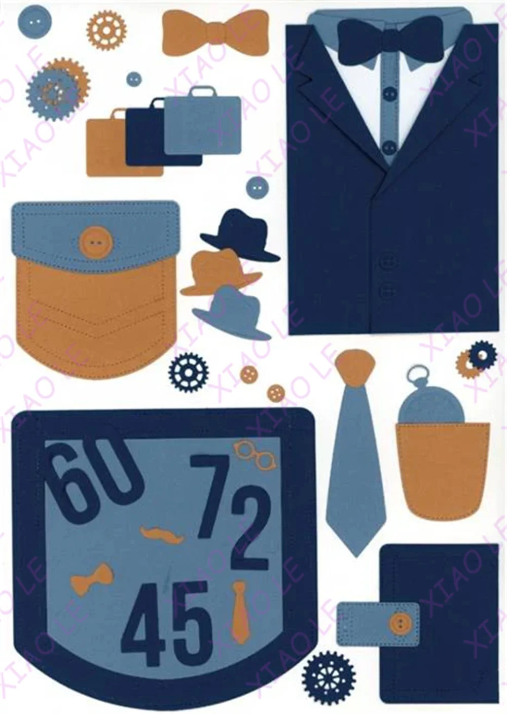 Mabel Mouse мужские цифры металлические трафареты для DIY Скрапбукинг фото вырубка