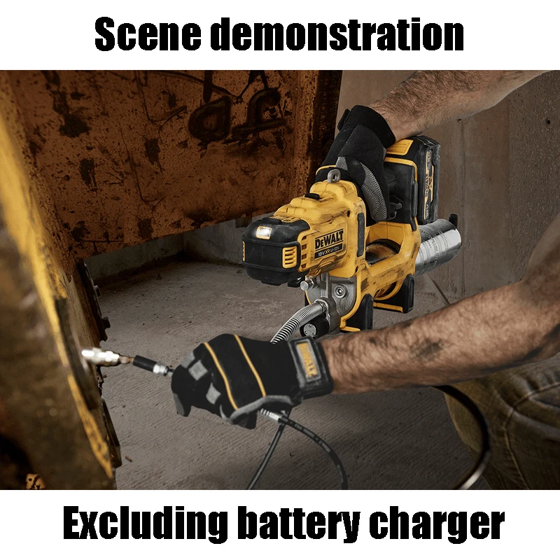 DEWALT DCGG581 18 В XR Беспроводной 2-скоростной смазочный пистолет для плотницких