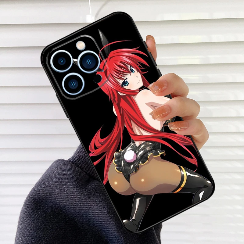 Мягкий силиконовый чехол Rias Gremory для iPhone 11 12 Pro Max XR XS X 7 8 Plus 13 |