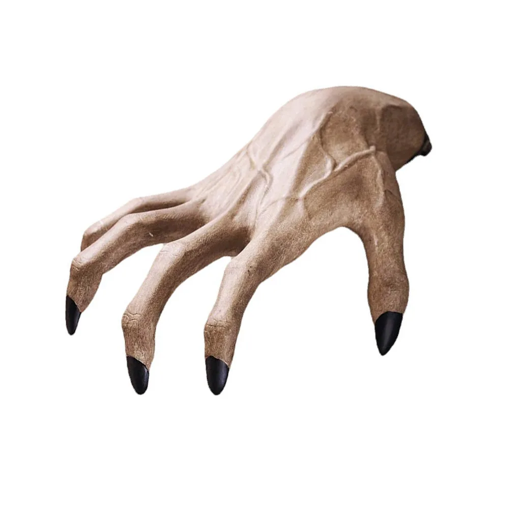 

Halloween Ornament Scary Resin Hand Claw Decoration Art Craft Wall Pendant for Home Party 2021 new dropshipping