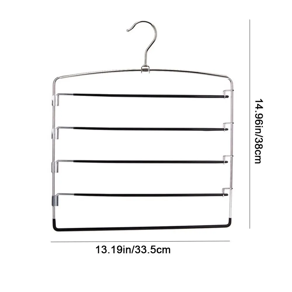 Многофункциональная металлическая многослойная вешалка для брюк подвесной