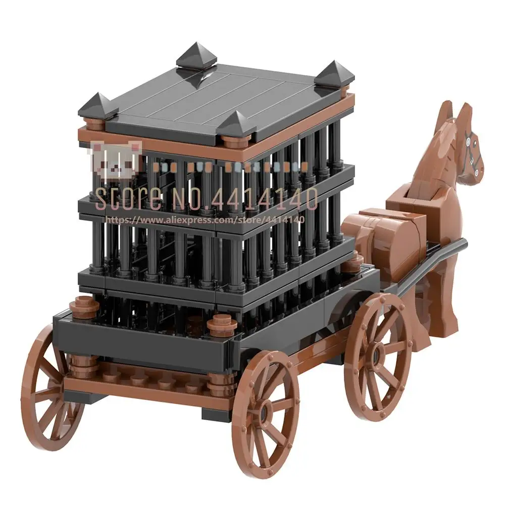 Строительные блоки MOC в средневековом старинном стиле креативные строительные