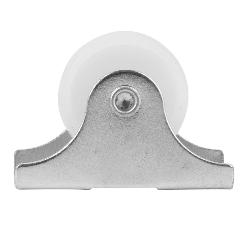 20 шт. 1-дюймовые направляющие плоские промышленные колеса белого нейлона для стеллажа-тележки из пластика, стойки для дисплея.
