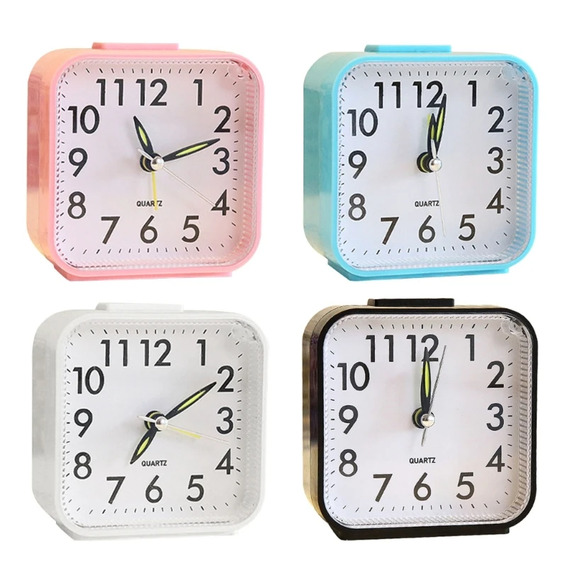 Light Battery Powered Time Clock Ornament For Home Bedroom Dormitory Party Background