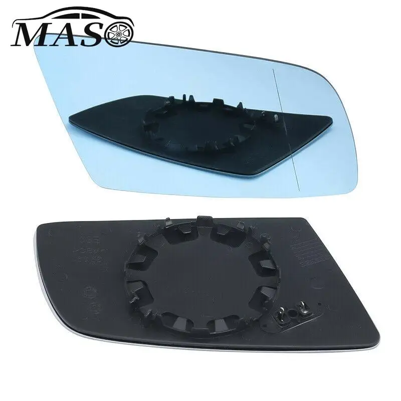 Купи 1PCS Replacement for BMW E60 2003-2010 Mirror Left /Right Side Car Glass Heated Rearview Mirror Glass Wide Angle за 845 рублей в магазине AliExpress