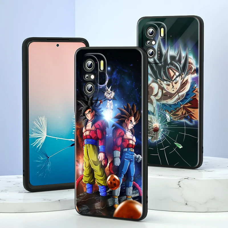 Чехол для телефона с надписью Love Dragon Ball Goku черный чехол Xiaomi Redmi K40 Gaming K30 9i 9T 9A 9C 9 8A 8