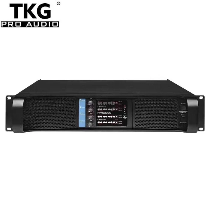 

TKG 1350watt 1350W 4 Channel 10000Q Lab Power Amp Karaoke Bar Stage Sound Audio Amplifier Line Array Speaker Power Amplifier