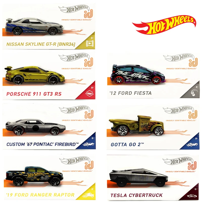 

Hot Wheels 1/64 Metal Diecast Model ID Uniquely Identifiable Vehicles TESLA CYBERTRUCK/ GT-R BNR34 Collection for Mobile Games