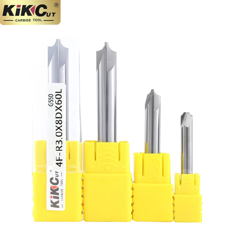 Carbide Radius Corner Rounding  Inner R Alloy Coated Arc Stainless Steel CNC Machine Tool Chamfering Cutter