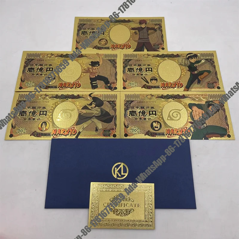 

Kelin5 у нас больше манга новый дизайн NA японский аниме золотые банкноты для детей мальчиков классические подарки с памятью