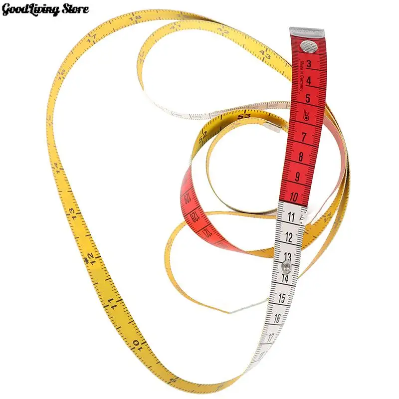 

1PC 60in 1.5m Body Measuring Ruler Sewing Tailor Tape Measure Mini Soft Flat Ruler Centimeter Meter Sewing Measuring Tape