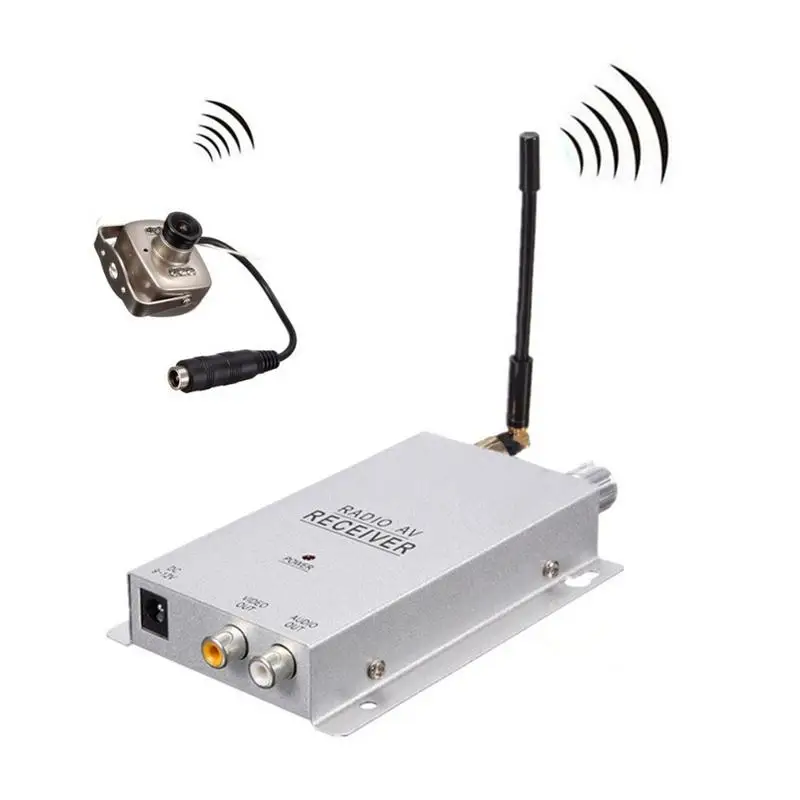 High Quality 1.2G Wireless Camera 208C Surveillance Radio AV Receiver With Power Supply Full Combo | Игрушки и хобби