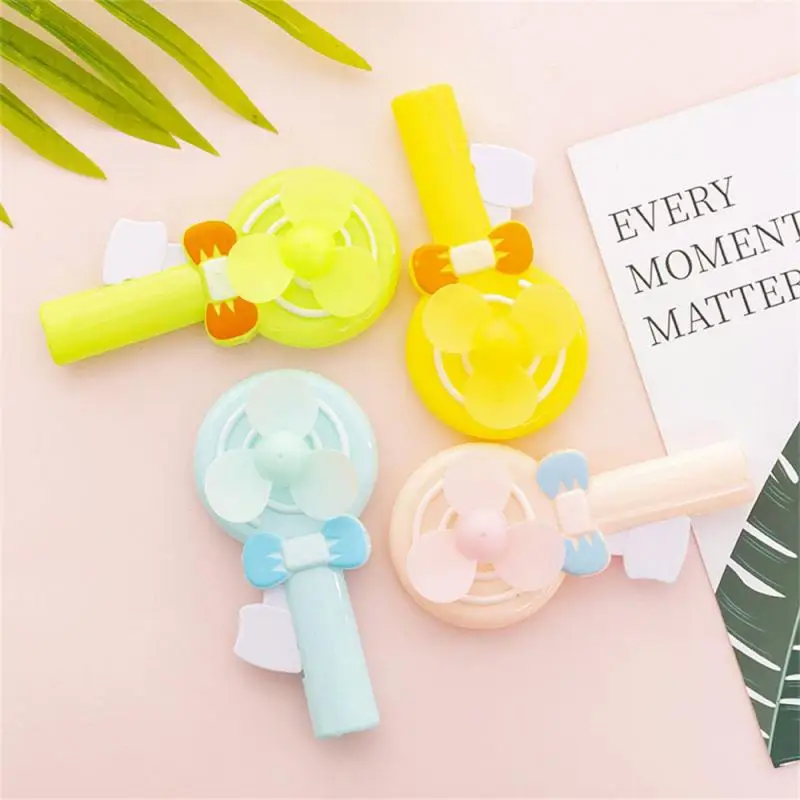 

1/2PCS Mini Silent Small Fan Handheld Small Fan Cooler Portable Desk Dormitory Office For Student Long Endurance Wedding Gifts