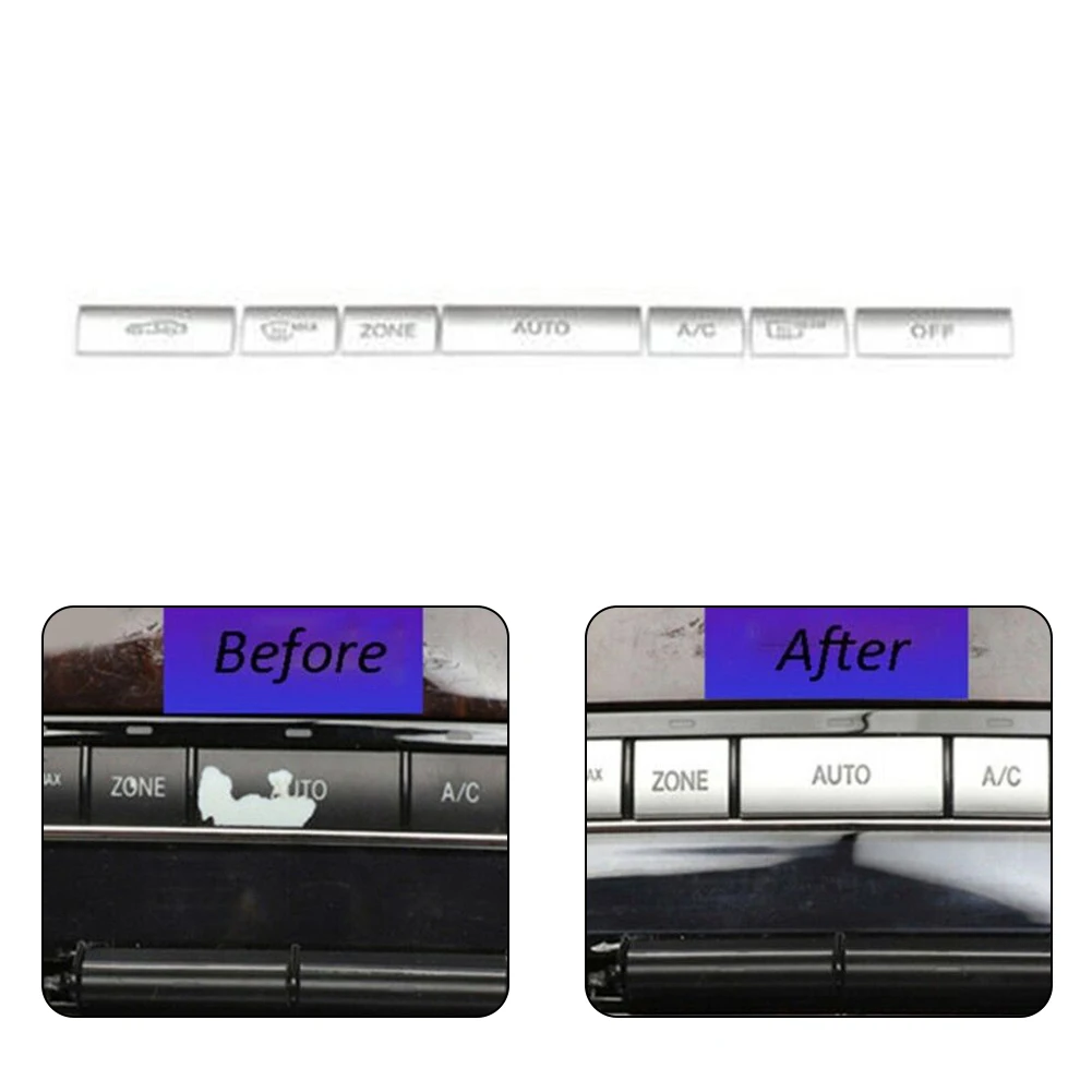 

For Mercedes E Class W212 09-15 Consoles AC Vent Buttons Cover Trim Parts Double-sided Tape Decor Parts