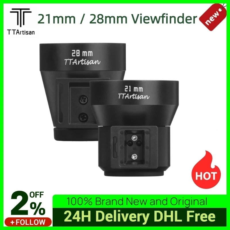 

TTartisan 21 мм 28 мм Видоискатель камеры видоискатель для Leica M3 M5 M6 M10 M240 Ricoh GR2 GR3 Универсальный
