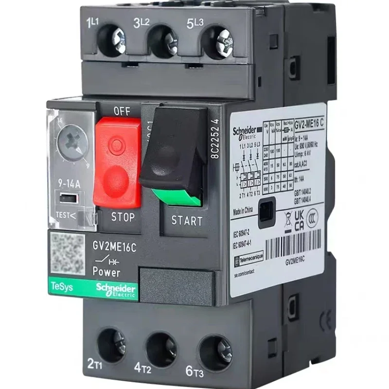 Кнопка выключателя Schneider GV2ME01C/02C/03C/04C/05C/06C/07C/08C/10C/14C/16C/20C/21C/22C/32C